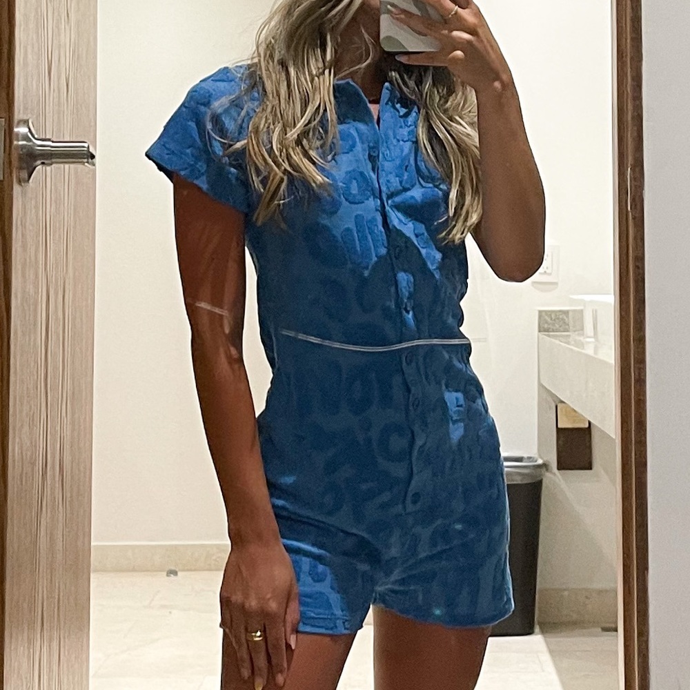 Jaded London Toweling Playsuit